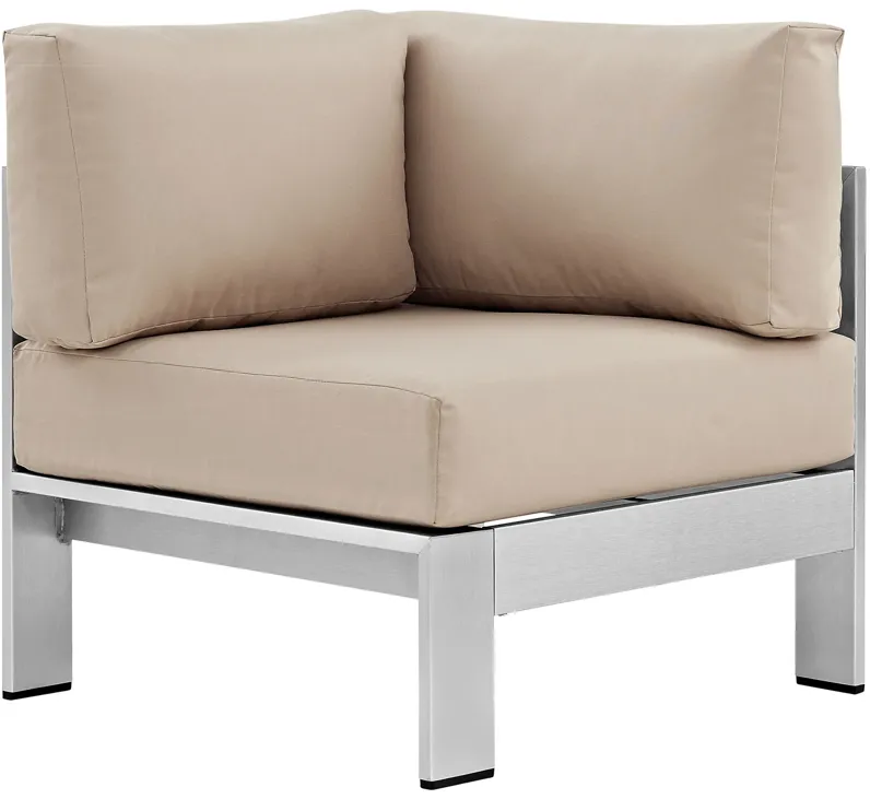 Shore Outdoor Patio Aluminum Corner Sofa