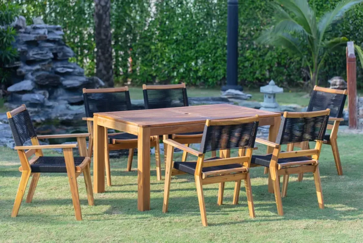 Panama Jack Laguna 7-Piece Rectangular Dining Set