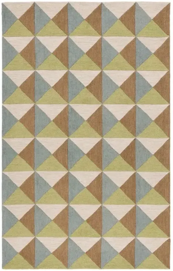 GENRE 103 Beige 3' X 5' Small Rectangle Rug