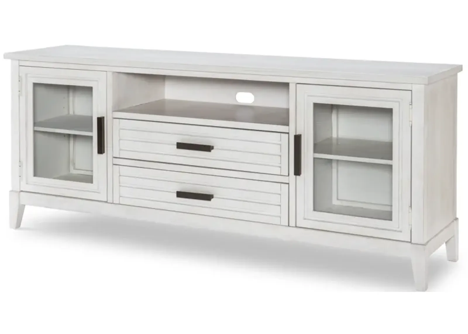 Edgewater Sand Dollar Entertainment Console White Finish