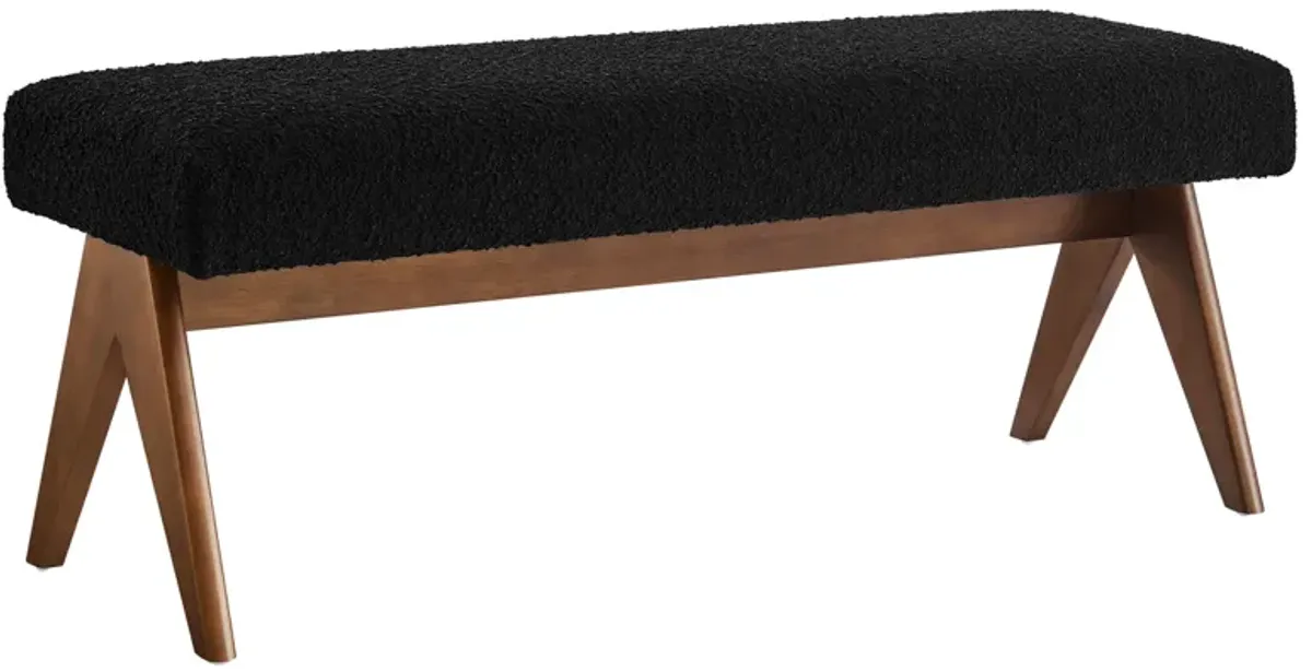 Lyra 47" Boucle Upholstered Bench by Modway