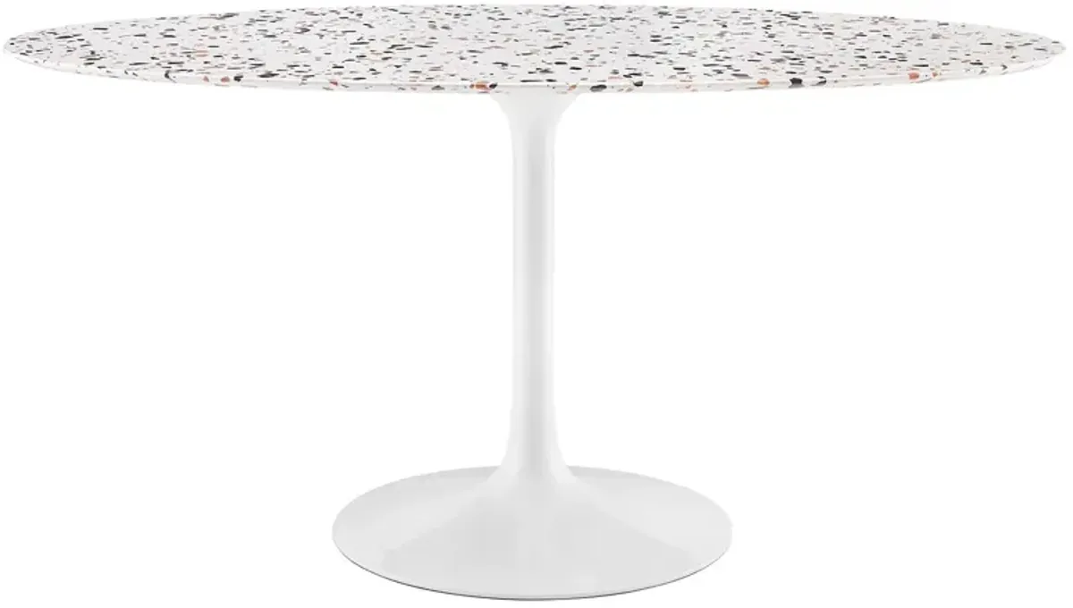 Lippa 60" Oval Terrazzo Dining Table