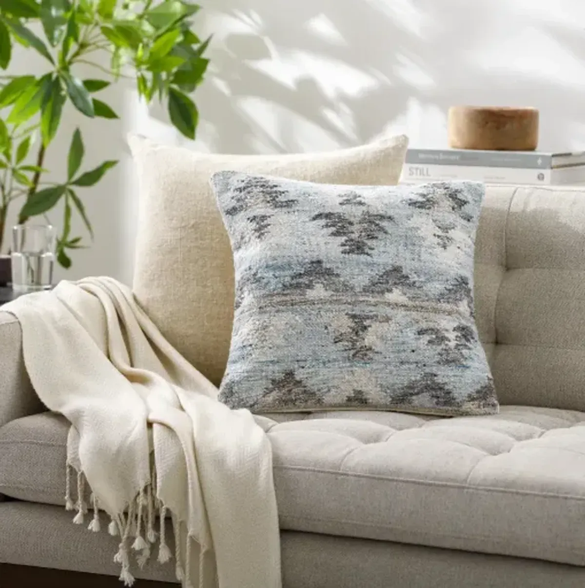 Alyssa AYS-006 14"L x 22"W Accent Pillow  - Down Insert