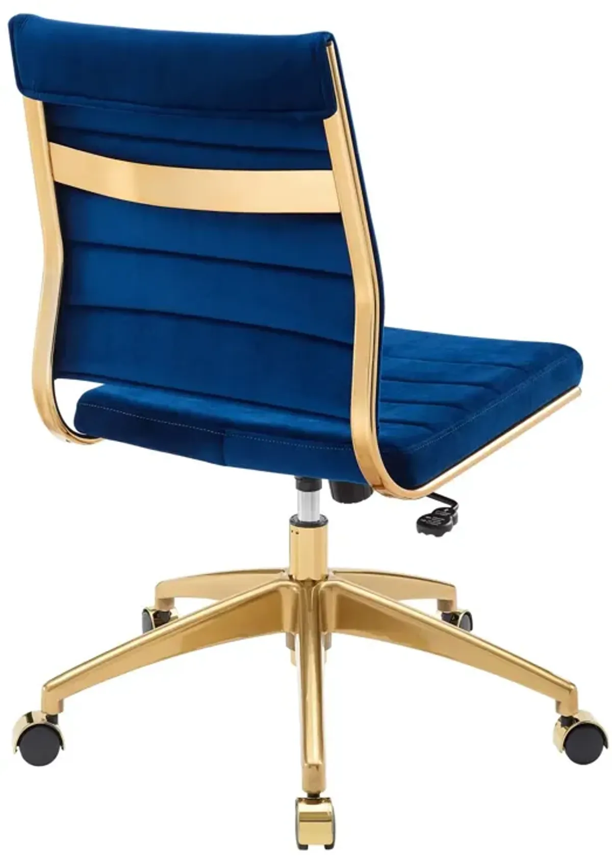 Jive Armless Mid Back Performance Velvet Office Chair