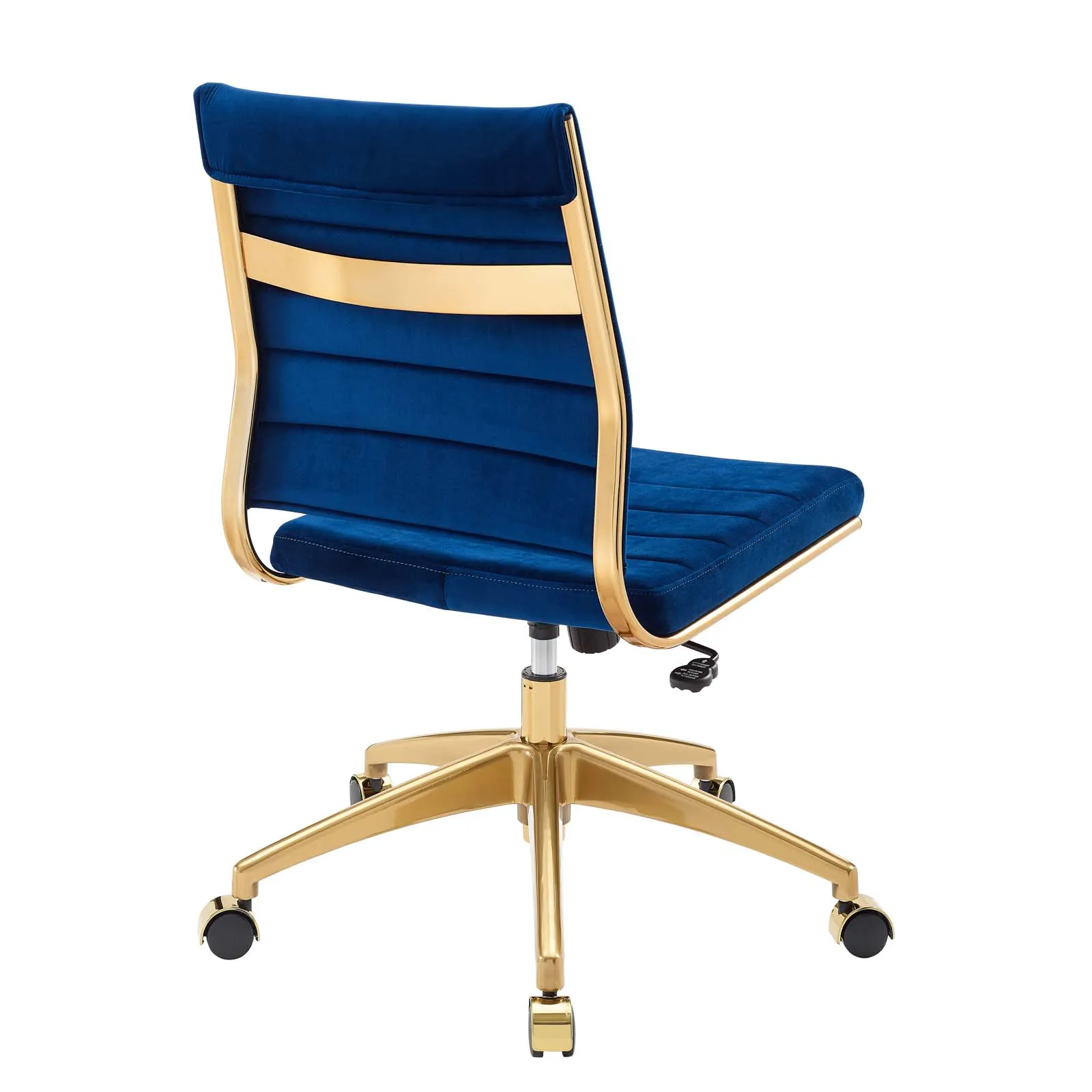 Jive Armless Mid Back Performance Velvet Office Chair