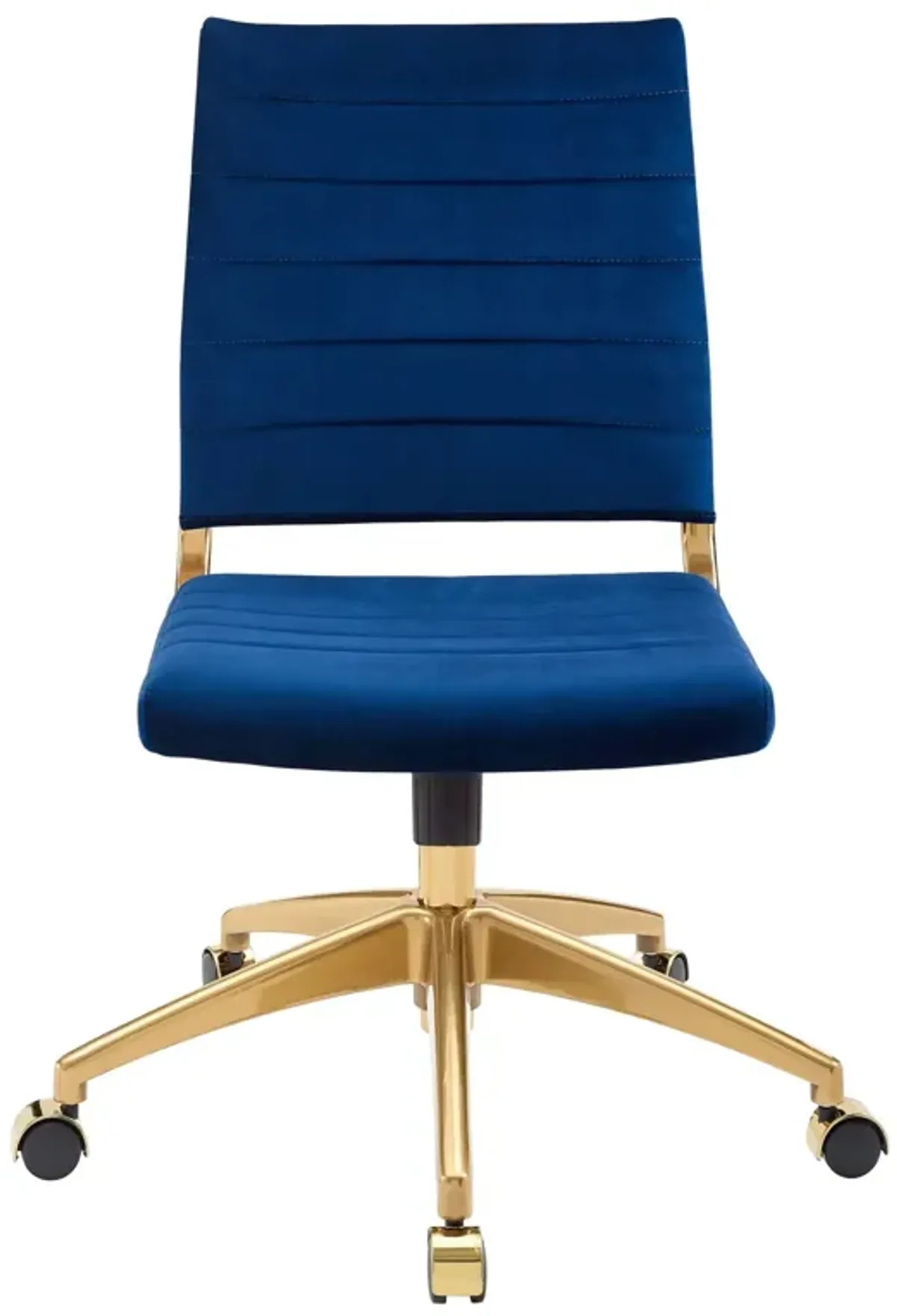 Jive Armless Mid Back Performance Velvet Office Chair