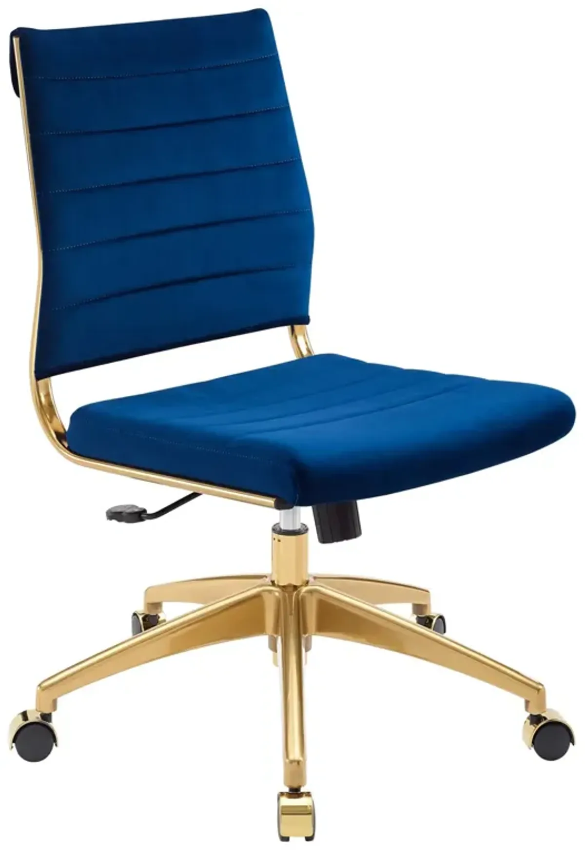 Jive Armless Mid Back Performance Velvet Office Chair