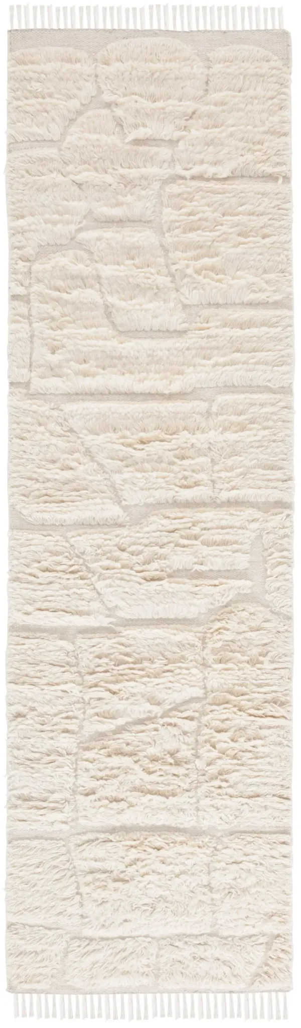 KENYA 229 IVORY 2'-3' x 8' Runner Rug