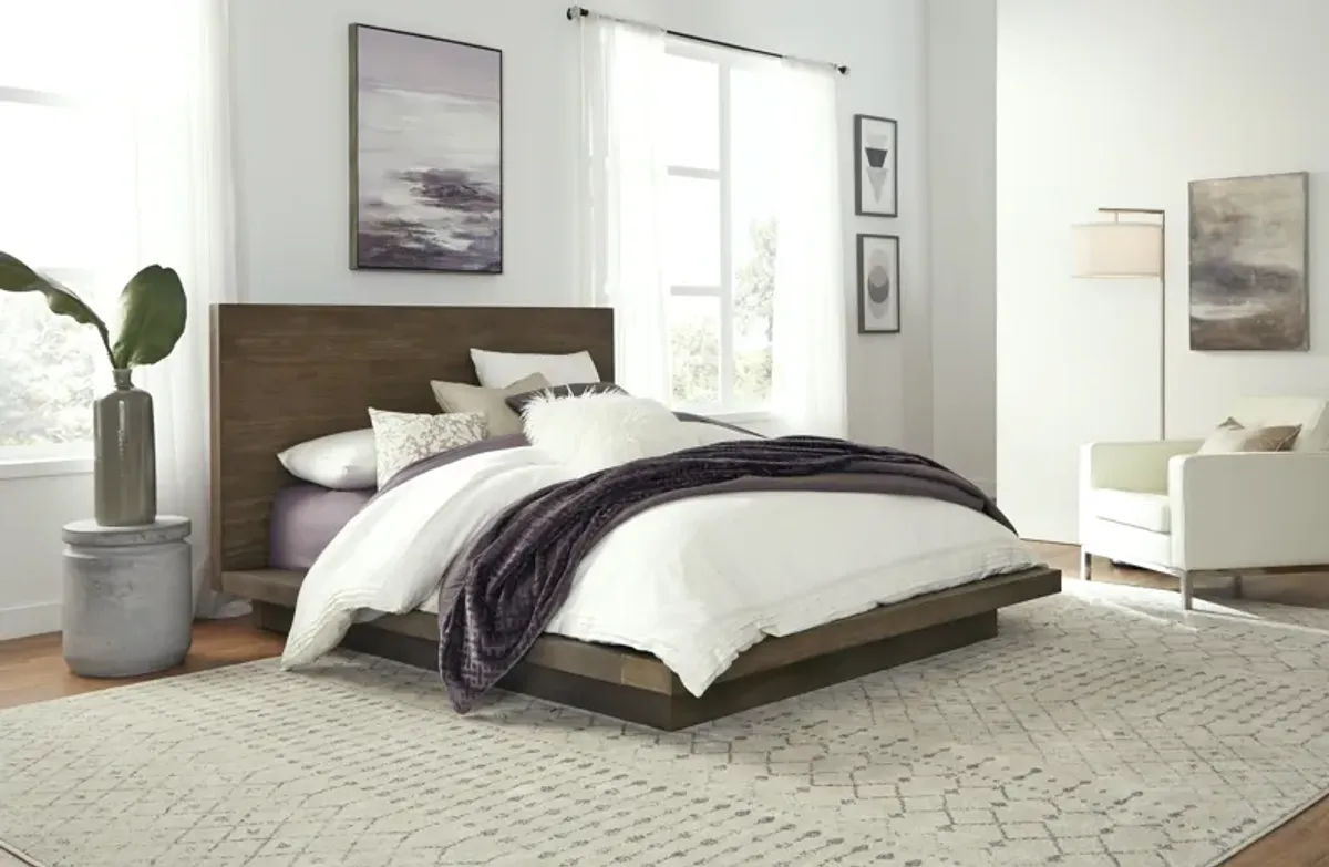 Melbourne Full-Size Panel Bed In Dark Pine