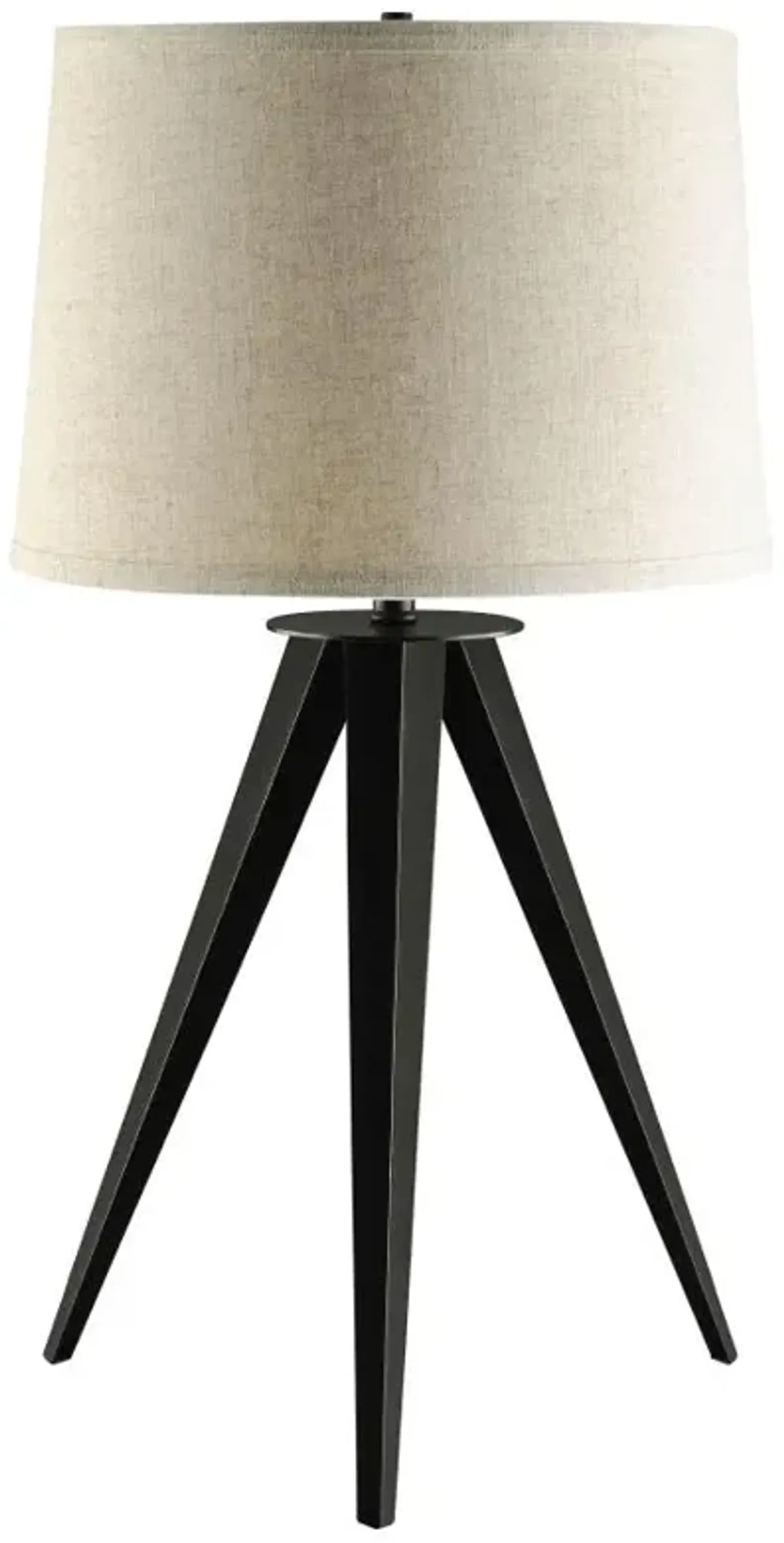 Acton Tripod Base Table Lamp Black And Light Grey