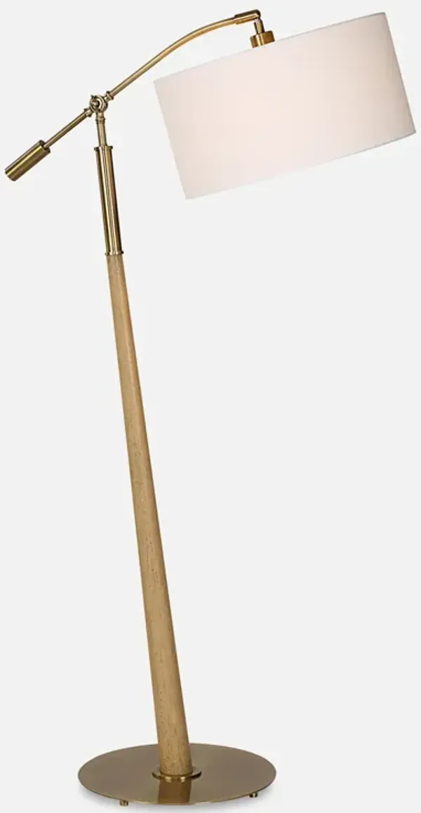Kennett Wooden Floor Lamp