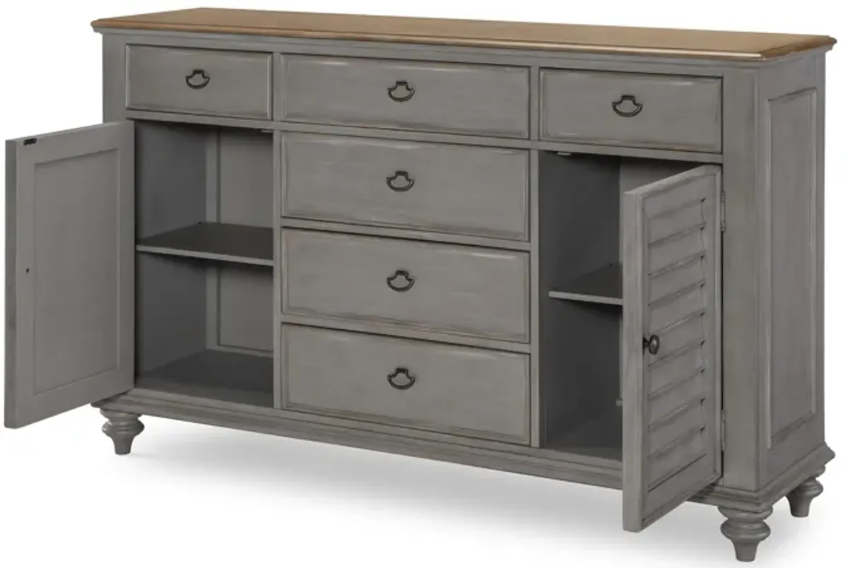 Kingston (Sandalwood Brown + Tweed Gray) Dresser