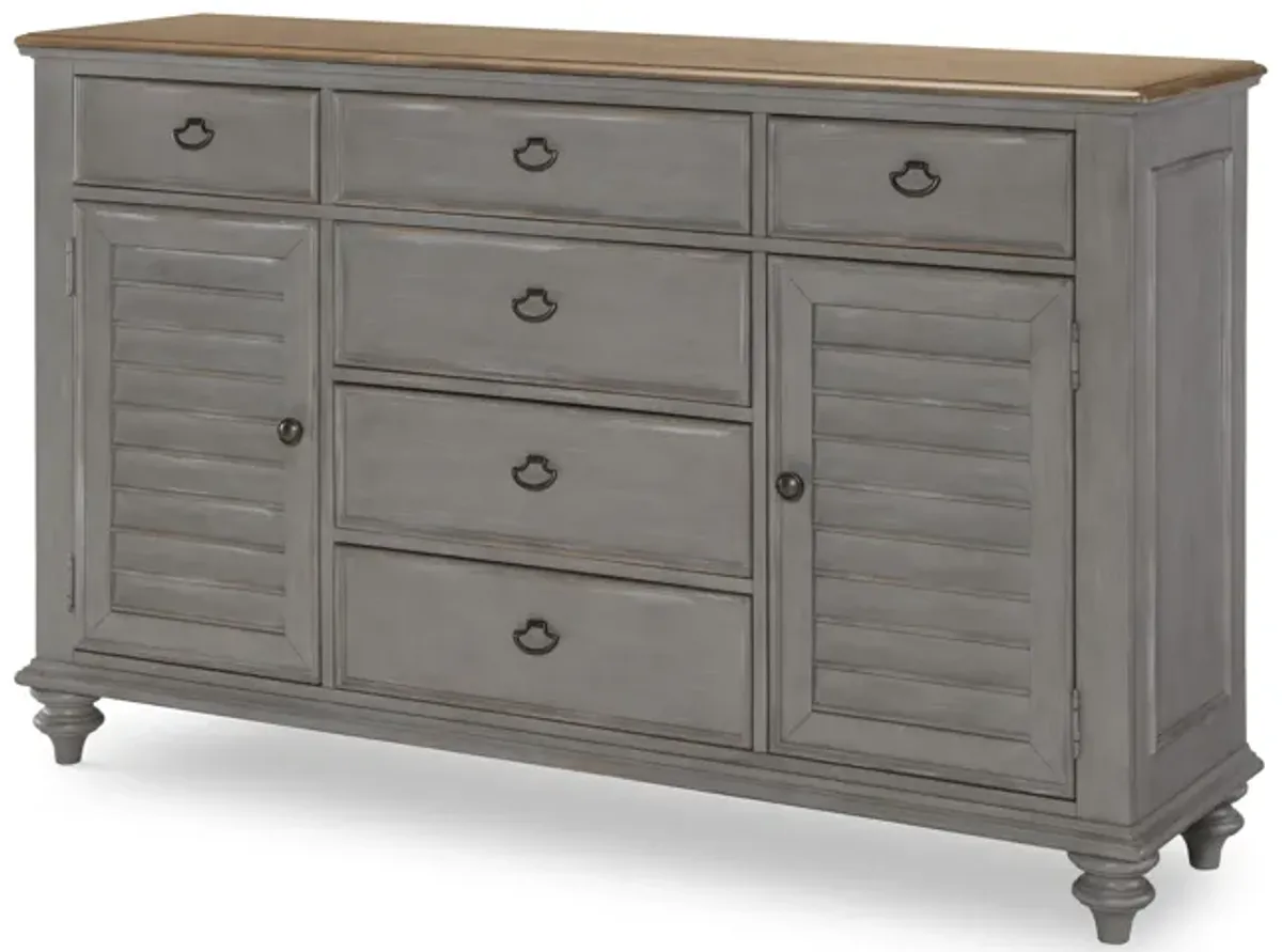 Kingston (Sandalwood Brown + Tweed Gray) Dresser