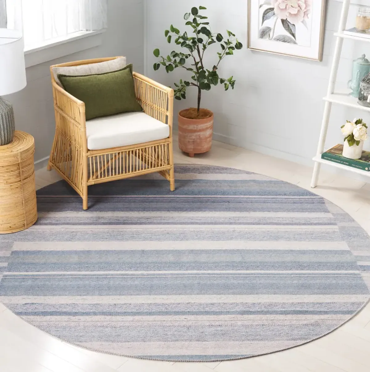 CABO Flatweave - Machine Tufted 7' x 7' Round area rug