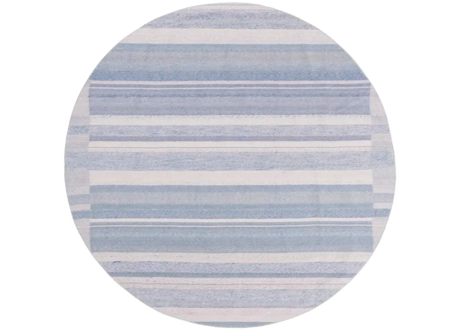 CABO 356 BLUE  7' x 7' Round Round Rug