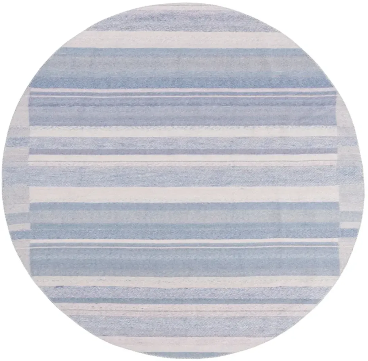 CABO 356 BLUE  7' x 7' Round Round Rug