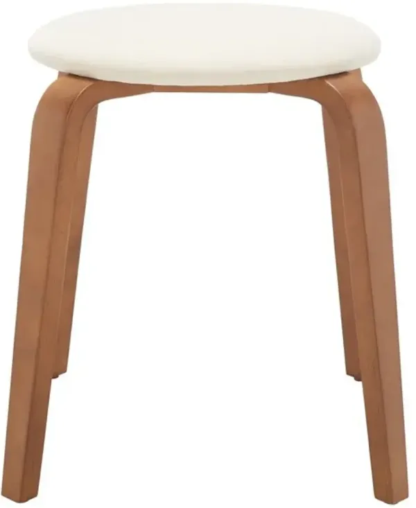 JO UPHOLSTERED STACKABLE STOOL 
