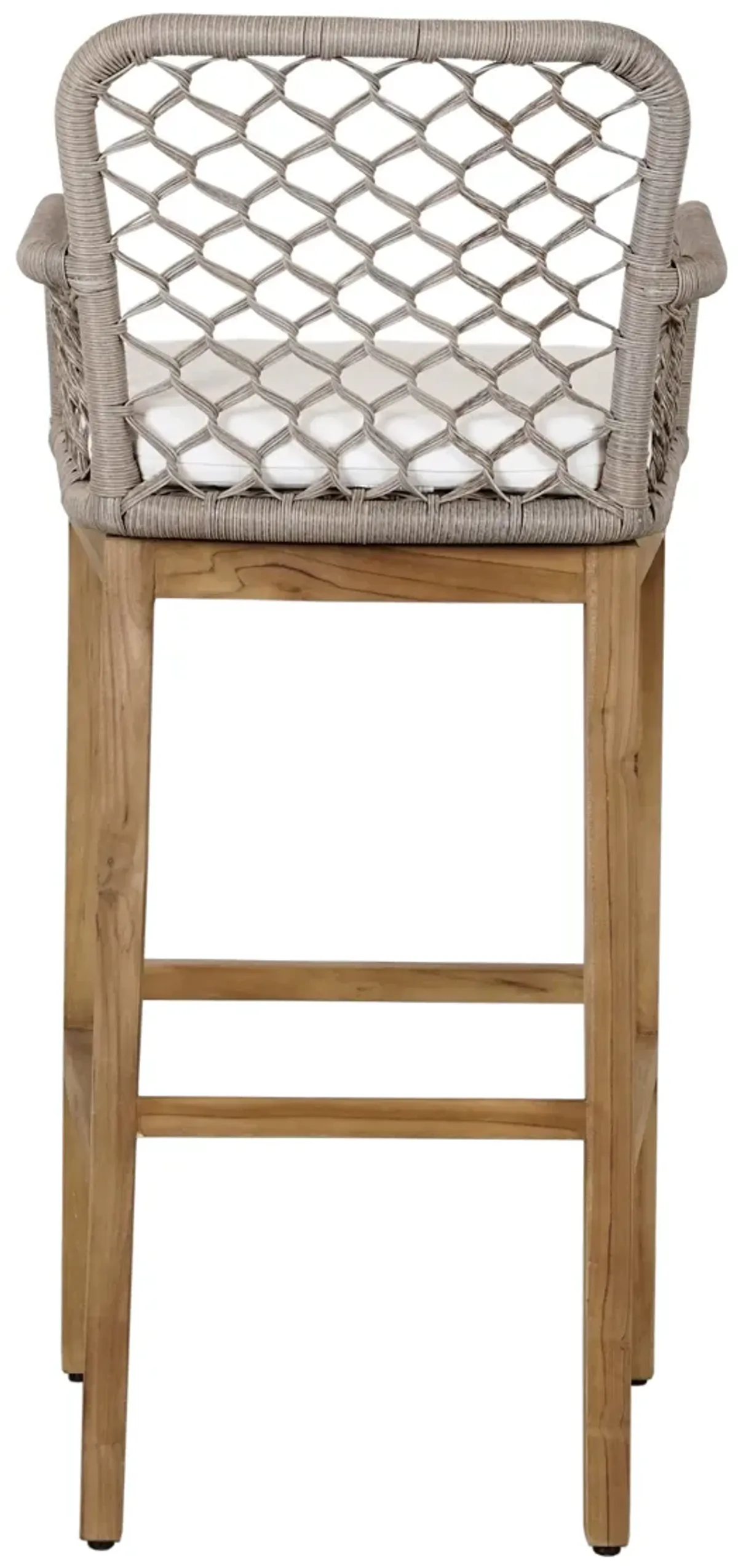 Paulo Outdoor Bar Stool Gray