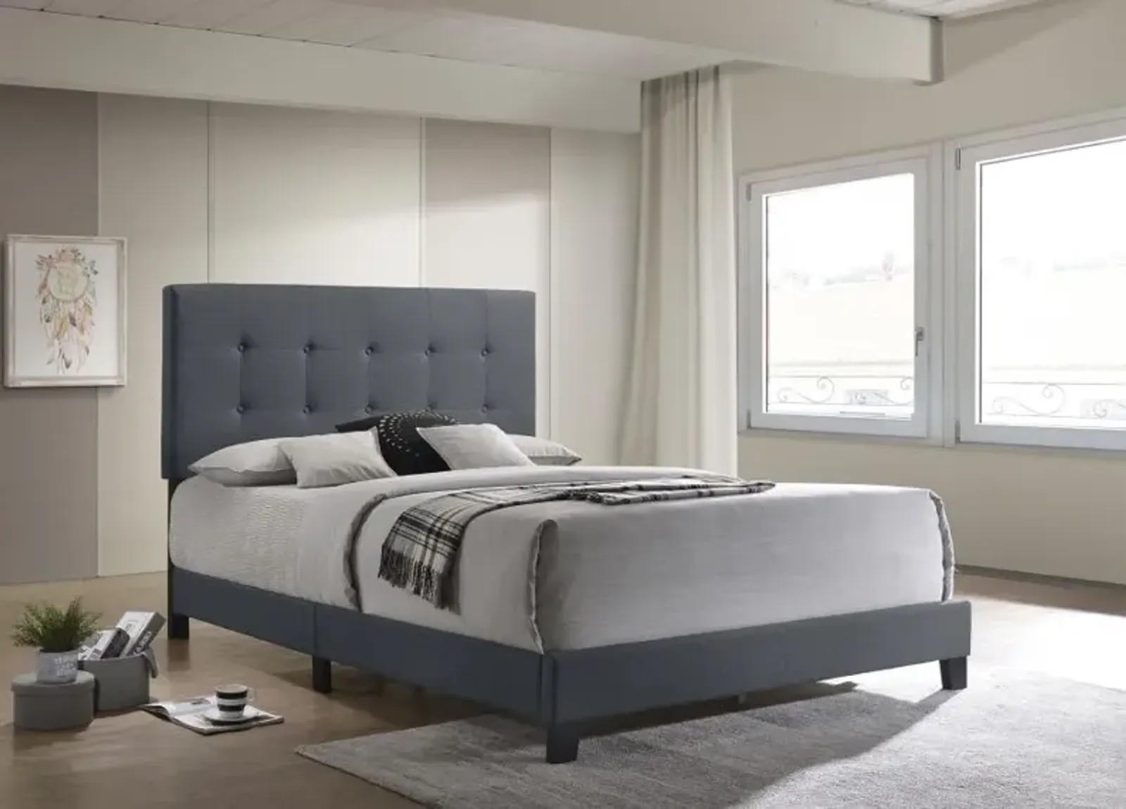 Mapes Tufted Upholstered Bed