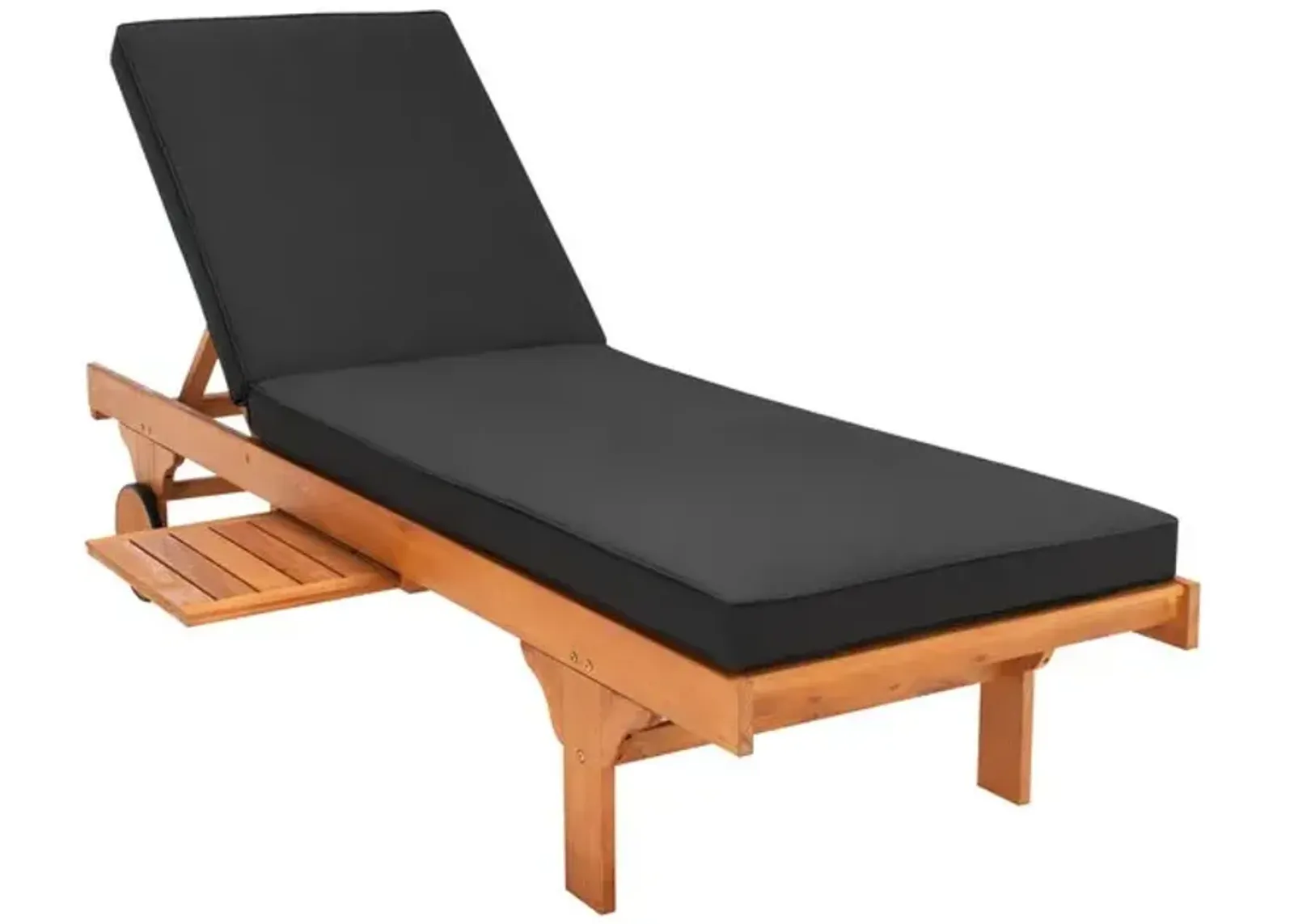 NEWPORT CHAISE LOUNGE CHAIR WITH SIDE TABLE