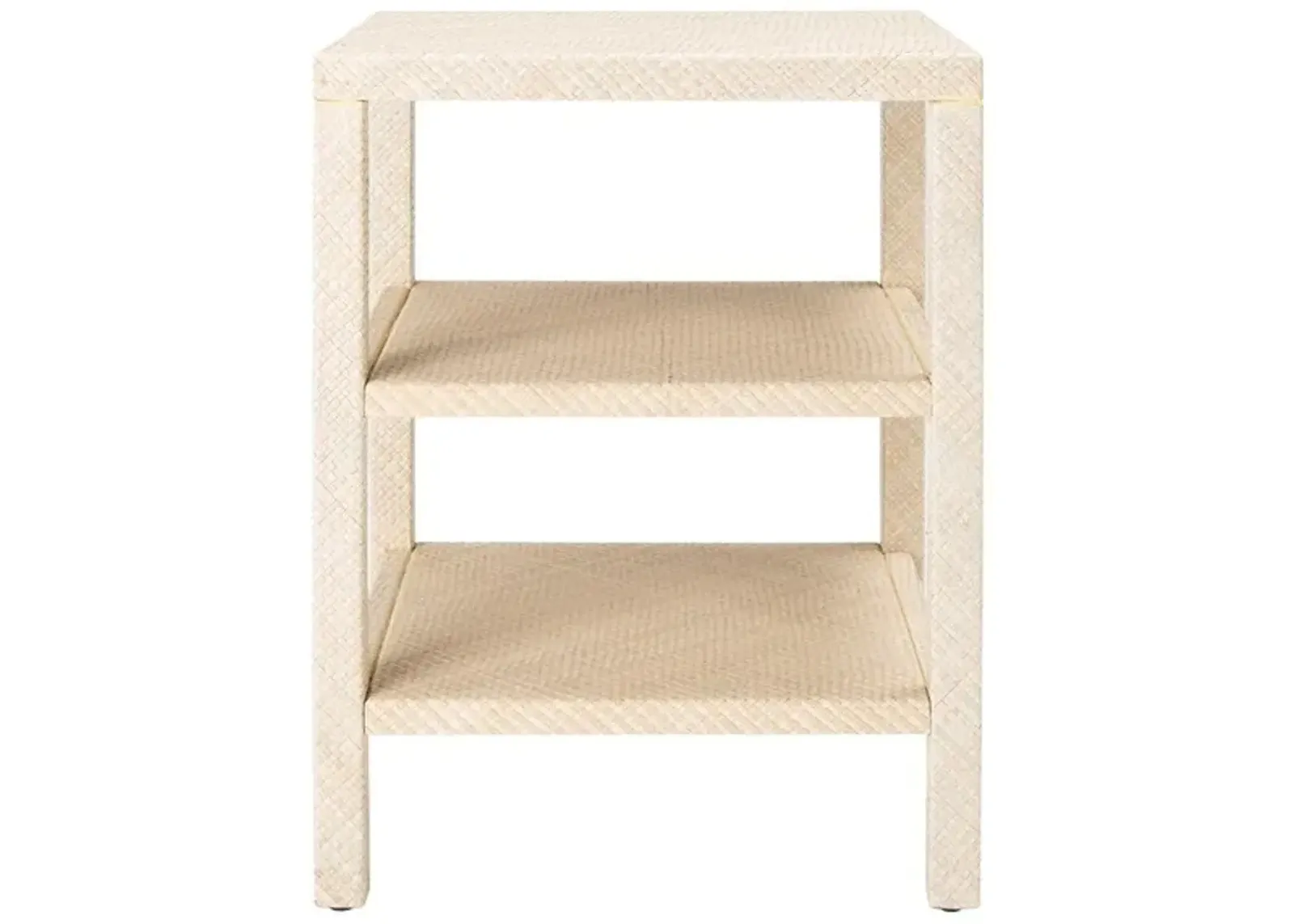 APIS RAFFIA 2 SHELF ACCENT TABLE