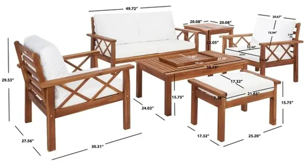 LOANNA 6PC OUTDOOR LIVING SET