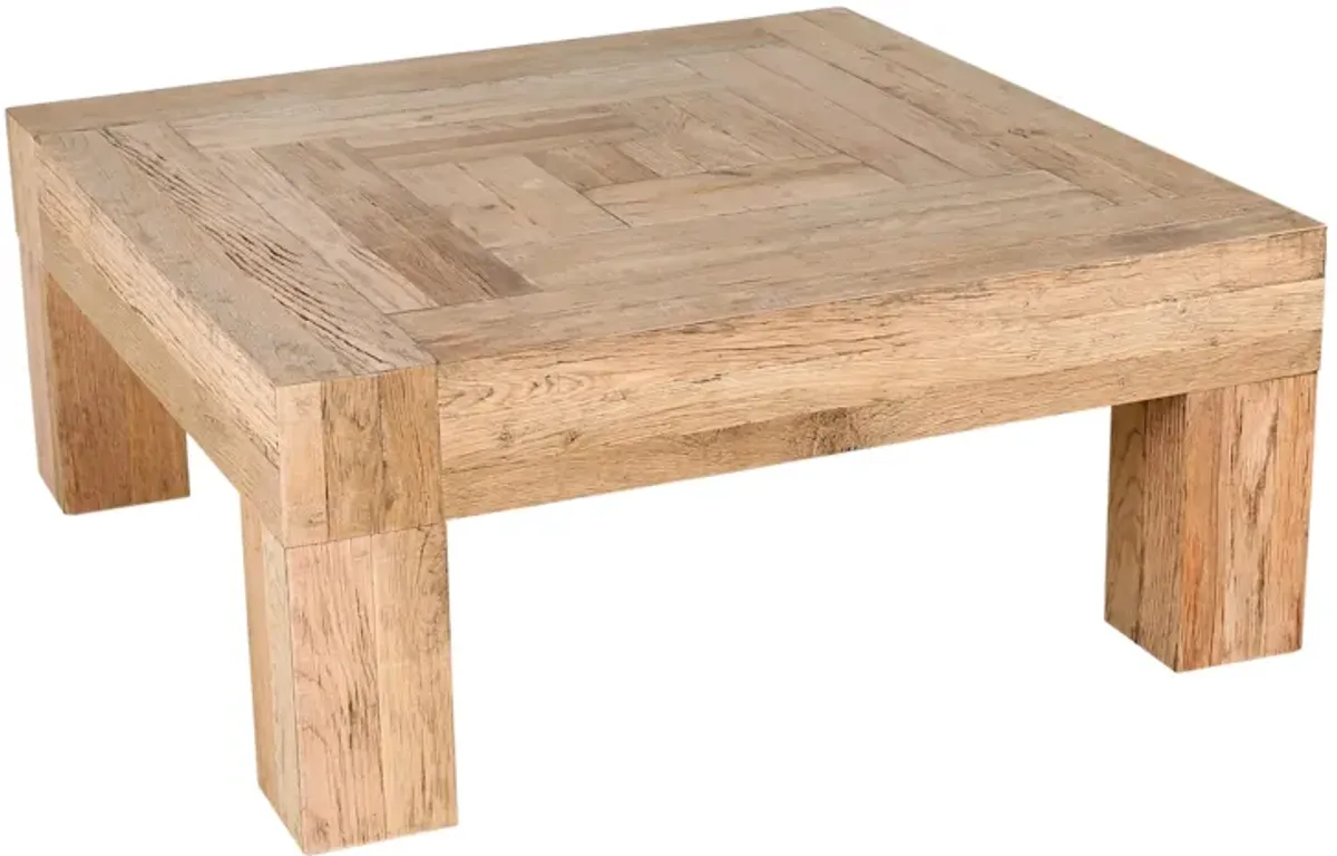 EVANDER COFFEE TABLE AGED OAK