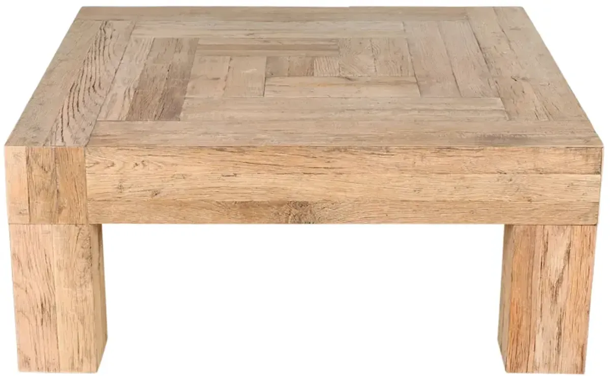 EVANDER COFFEE TABLE AGED OAK