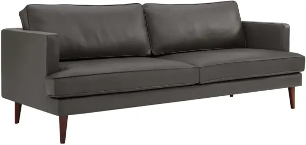Agile Genuine Leather Sofa by Modway