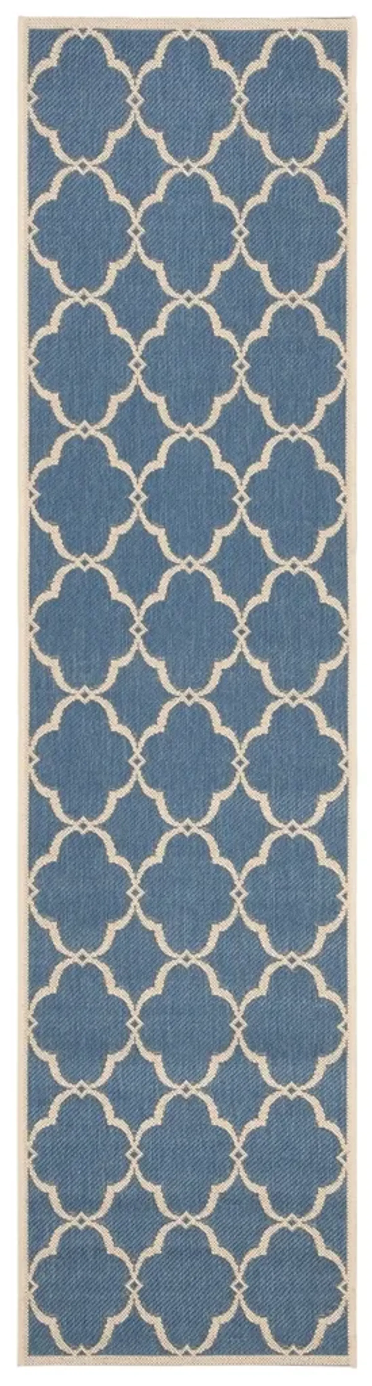 BEACH HOUSE 125 Blue 2'-2' X 10' Runner Rug