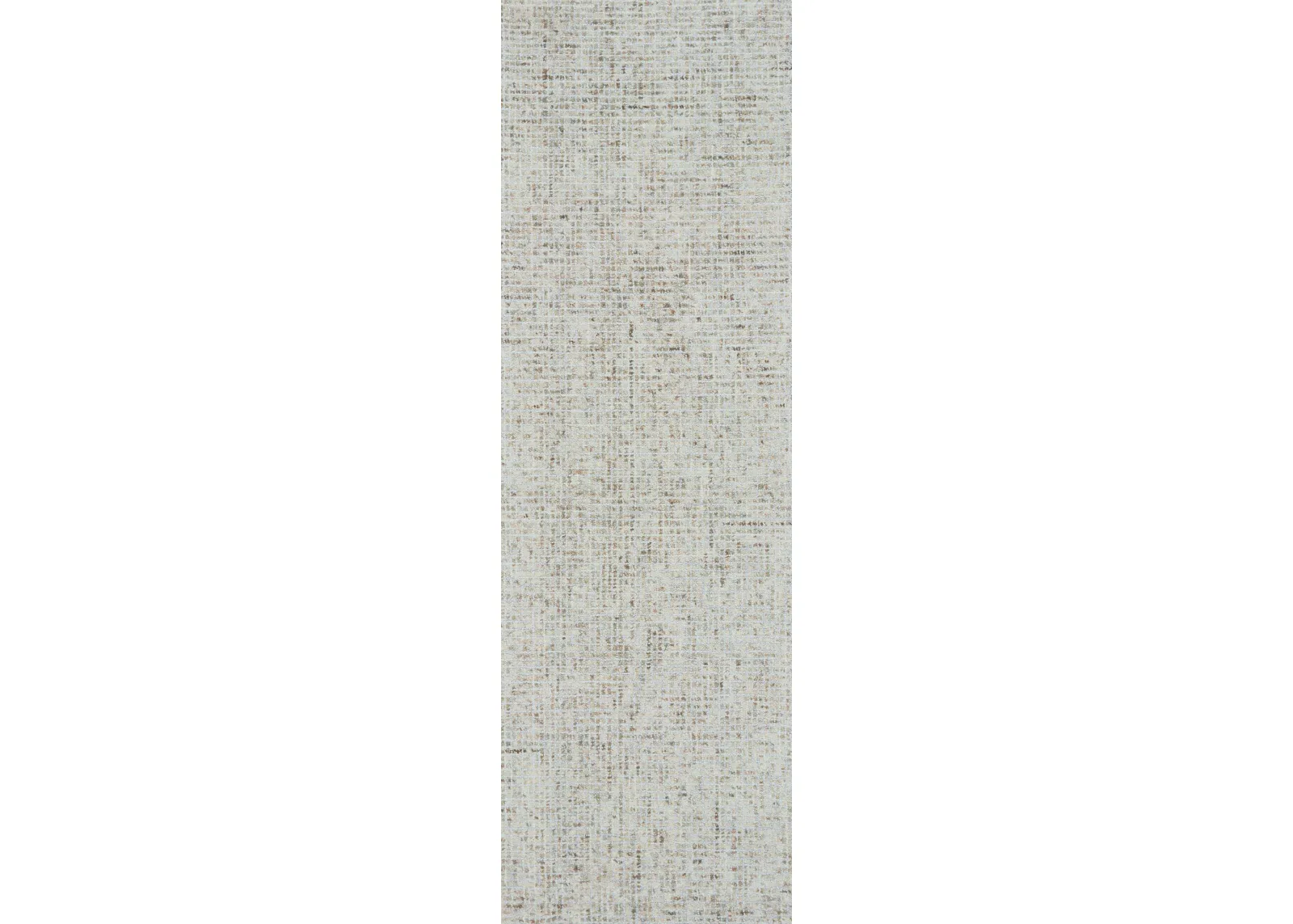 Talbot Light Gray Tweed Wool 2'6" x 8' Runner Rug