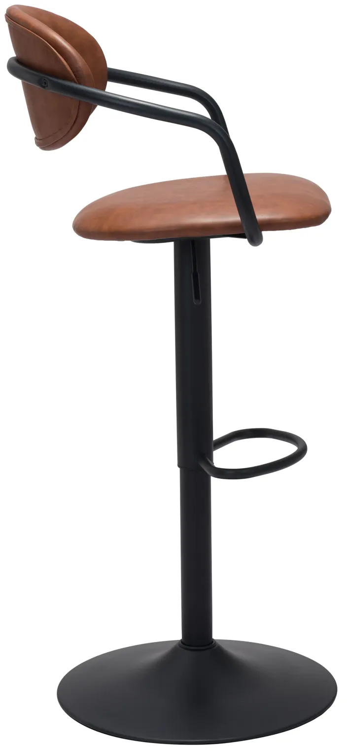 Kirby Barstool Vintage Brown & Black