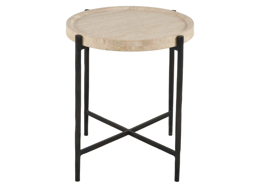 Theron Round End Table