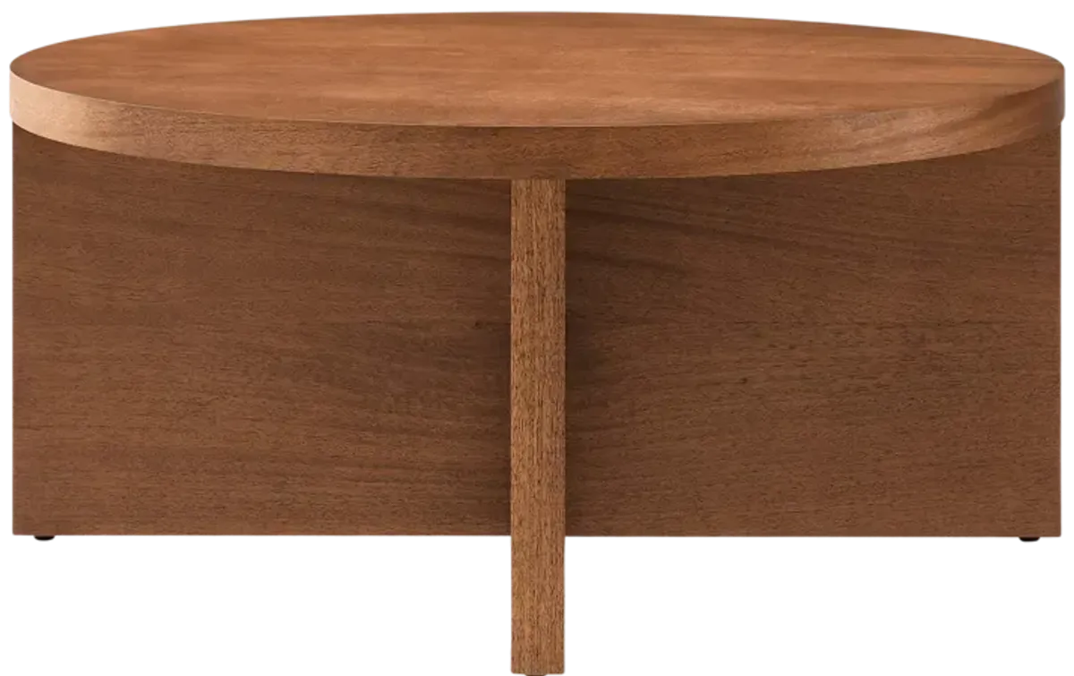Silas Round Mango Wood Coffee Table