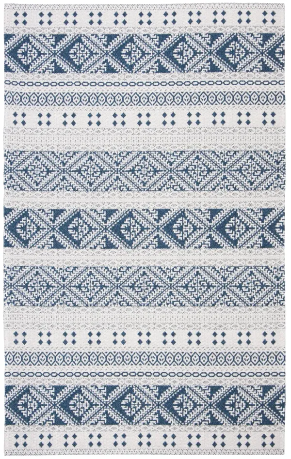 AUGUSTINE 445 NAVY  5' x 7'-7' Medium Rectangle Rug
