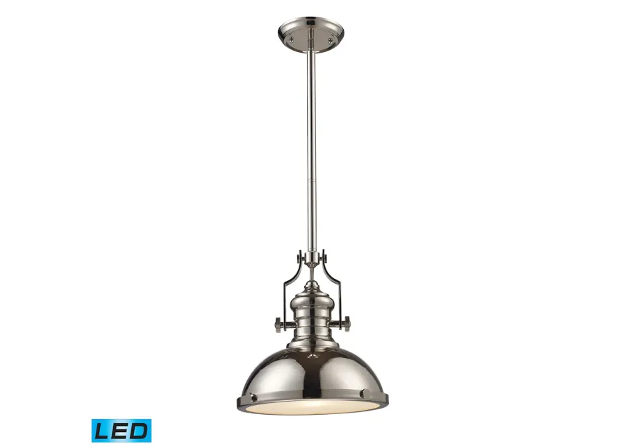 Chadwick 13" Wide 1-Light Pendant - Polished Nickel