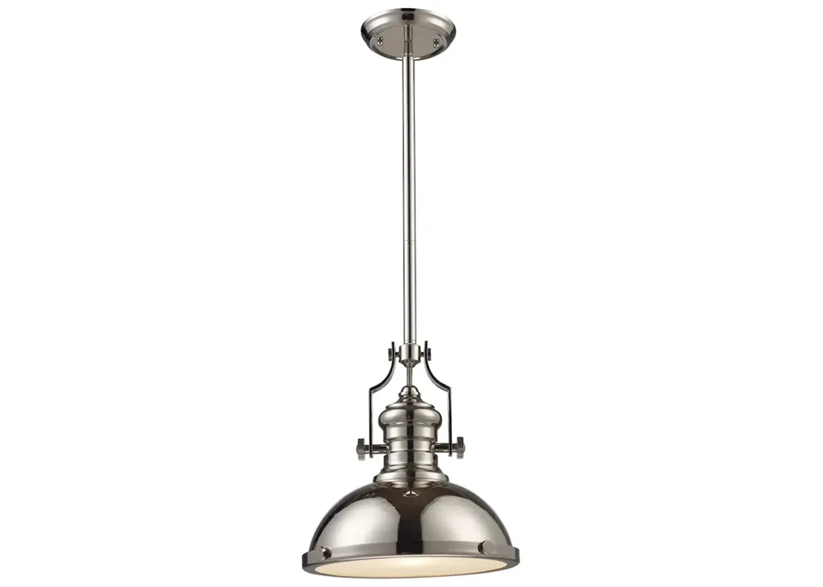 Chadwick 13" Wide 1-Light Pendant - Polished Nickel