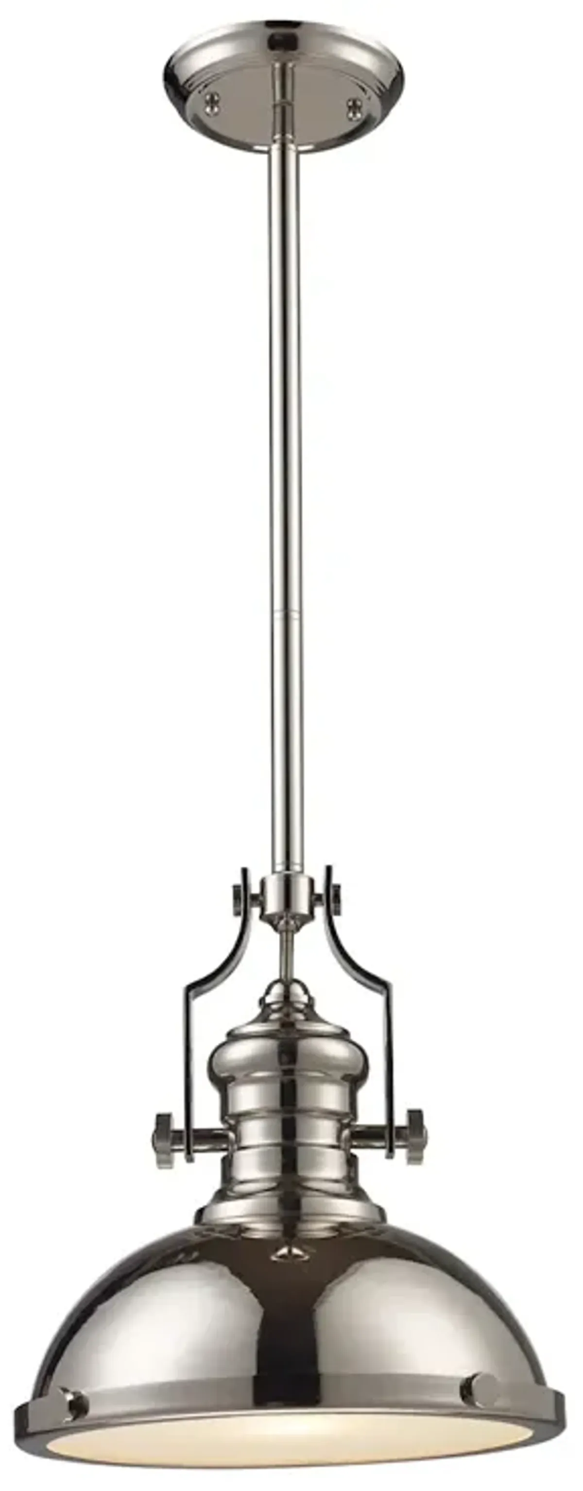 Chadwick 13" Wide 1-Light Pendant - Polished Nickel