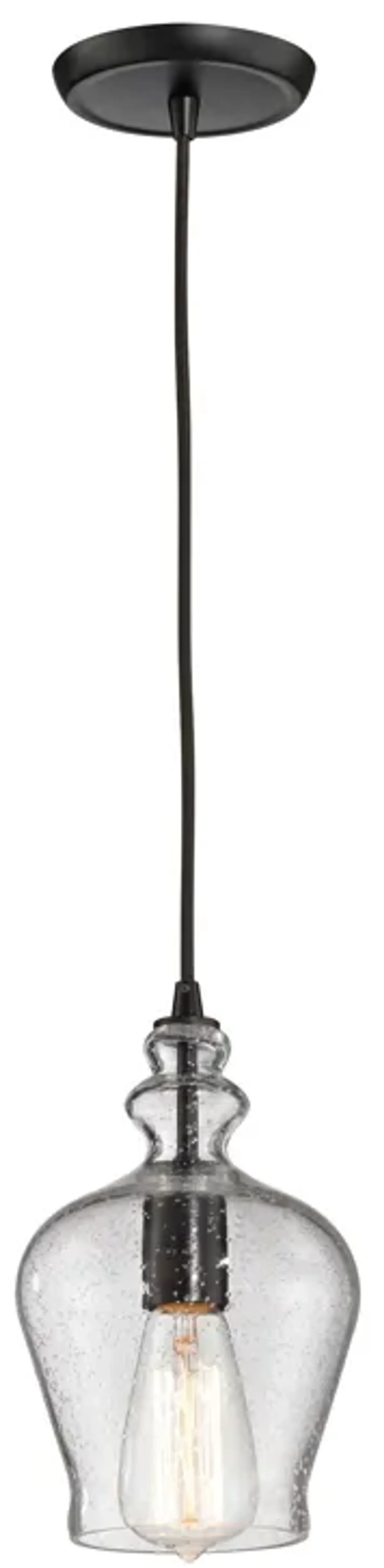 Menlow Park 6" Wide 1-Light Mini Pendant - Oil Rubbed Bronze