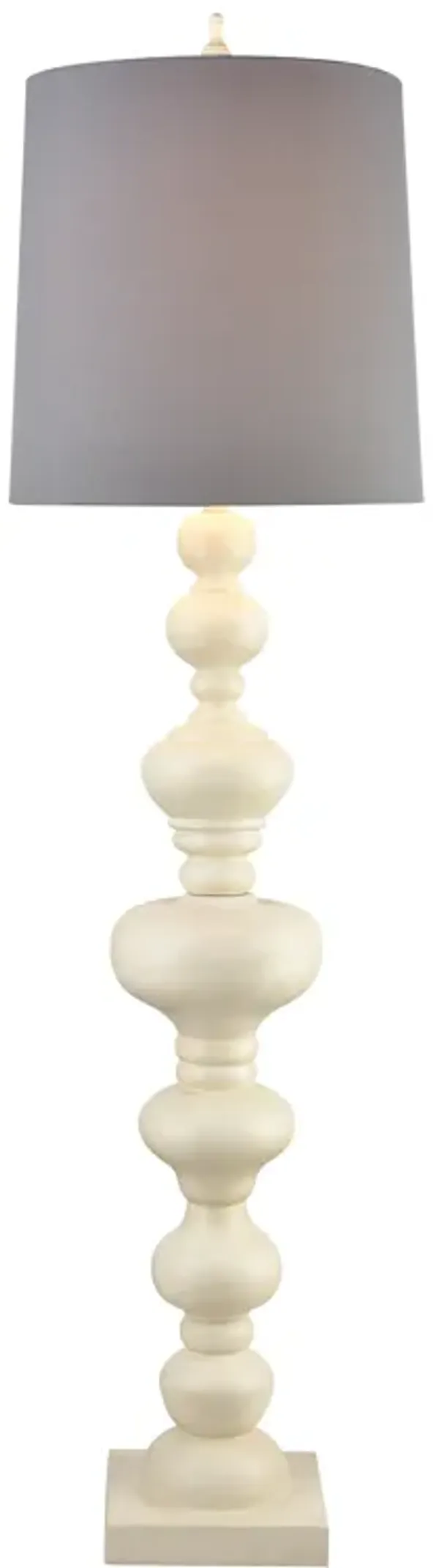 Meymac 74'' High 1-Light Floor Lamp - Matte White - Includes LED Bulb