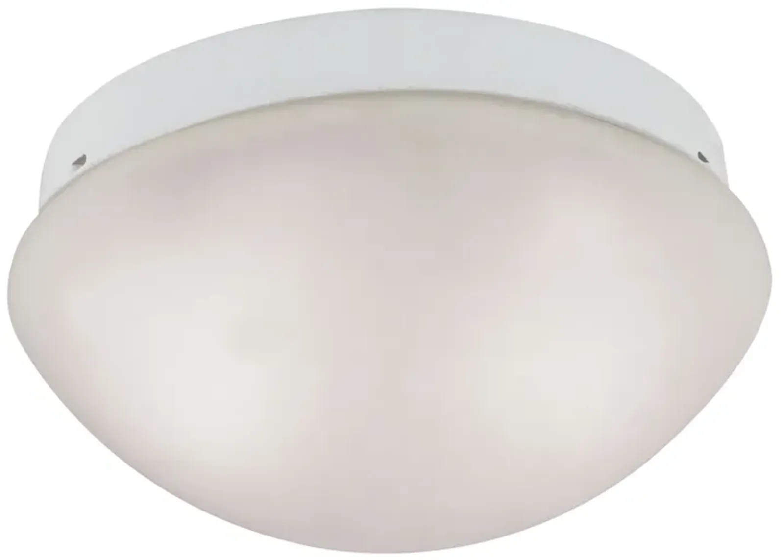 Mushroom 10'' Wide 2-Light Flush Mount - White