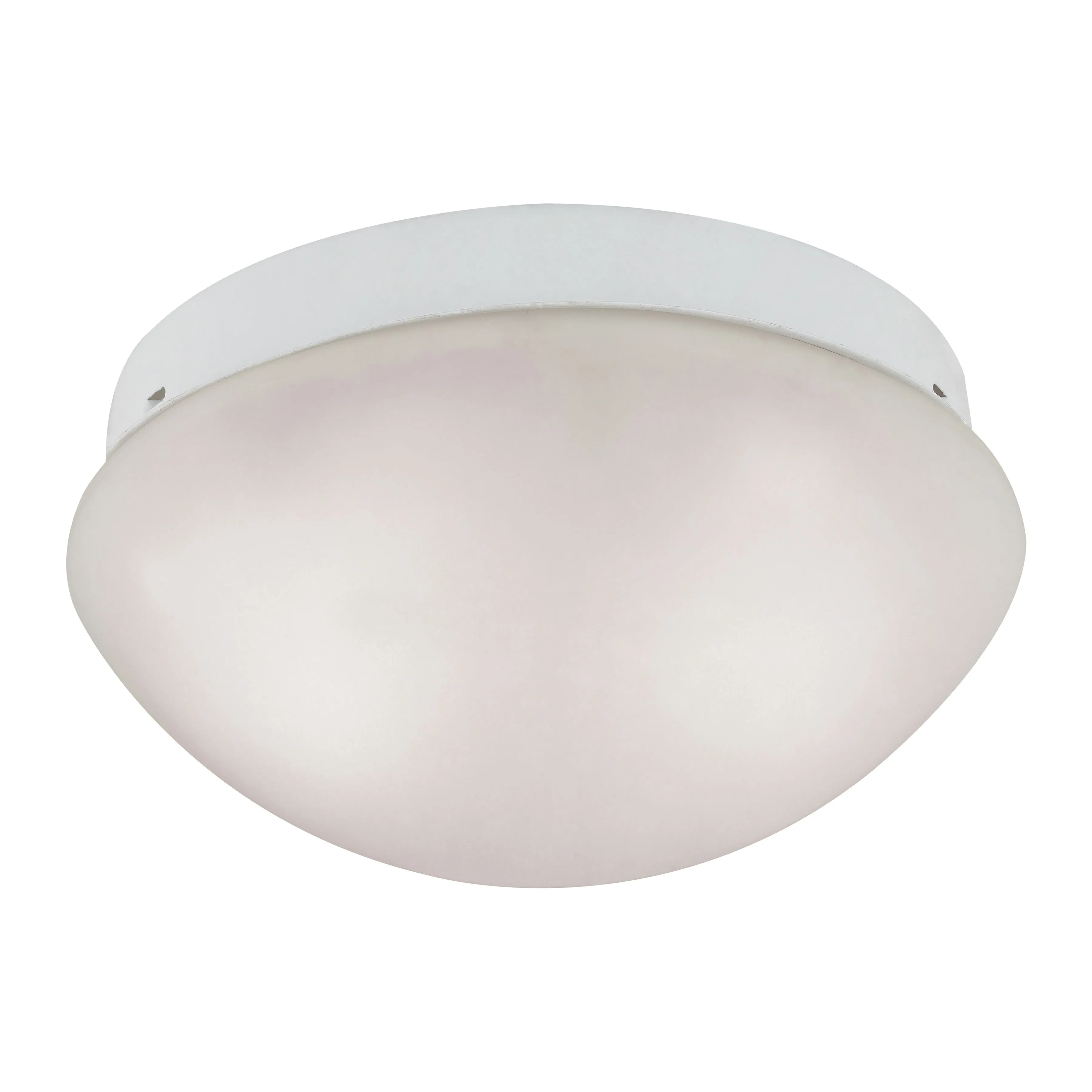 Mushroom 10'' Wide 2-Light Flush Mount - White