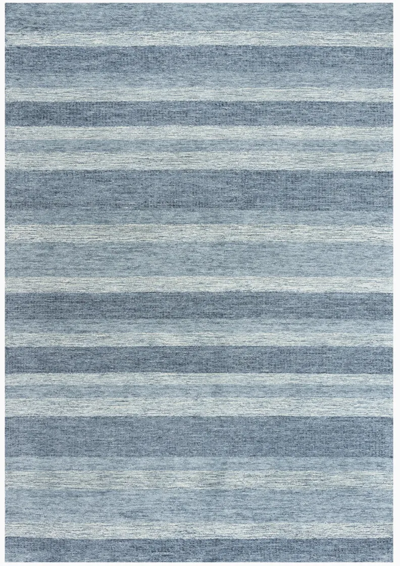 Taylor Blue  Wool 5' x 7'6" Rectangle Rug