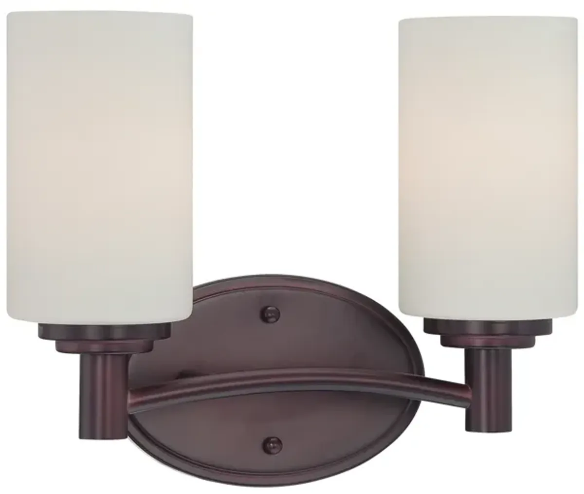 Pittman 12" Wide 2-Light Vanity Light - Sienna Bronze