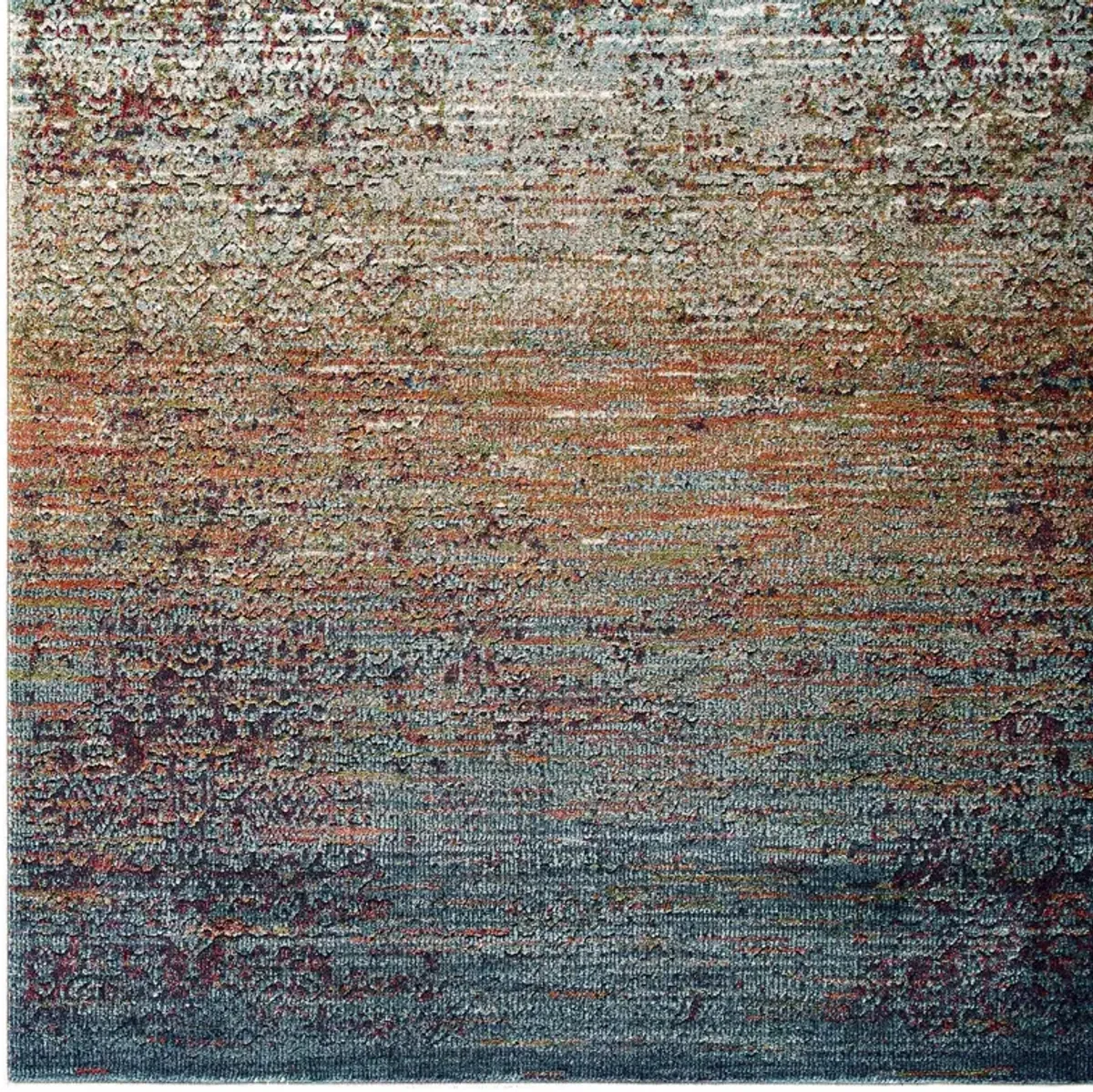 Tribute Jacinda Rustic Distressed Vintage Lattice 5x8 Area Rug