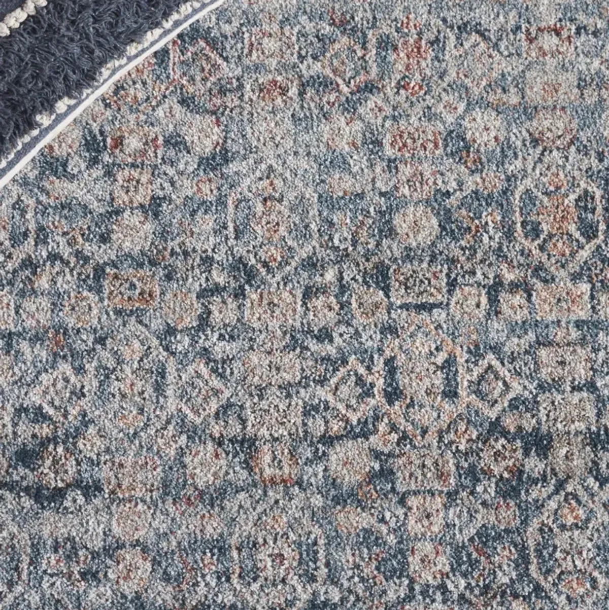 VINTAGE TABRIZ 202 BLUE  2' x 8' Runner Rug