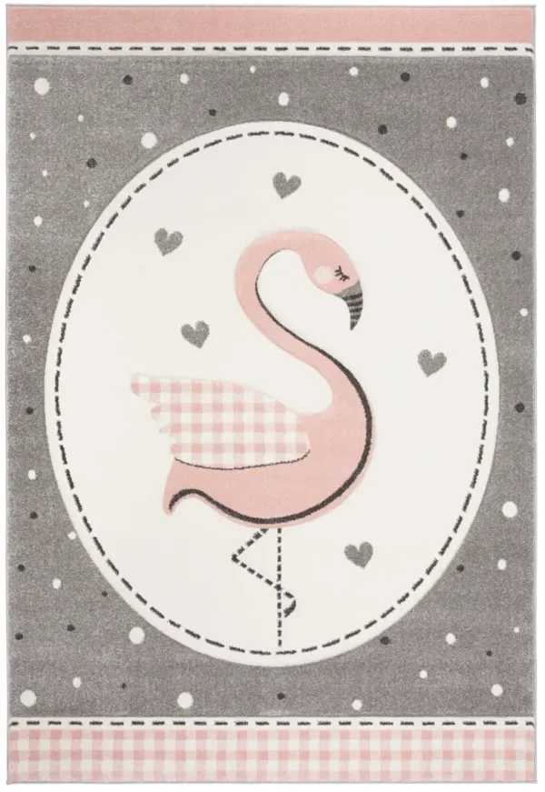 CAROUSEL KIDS 154 PINK  8' x 10' Large Rectangle Rug