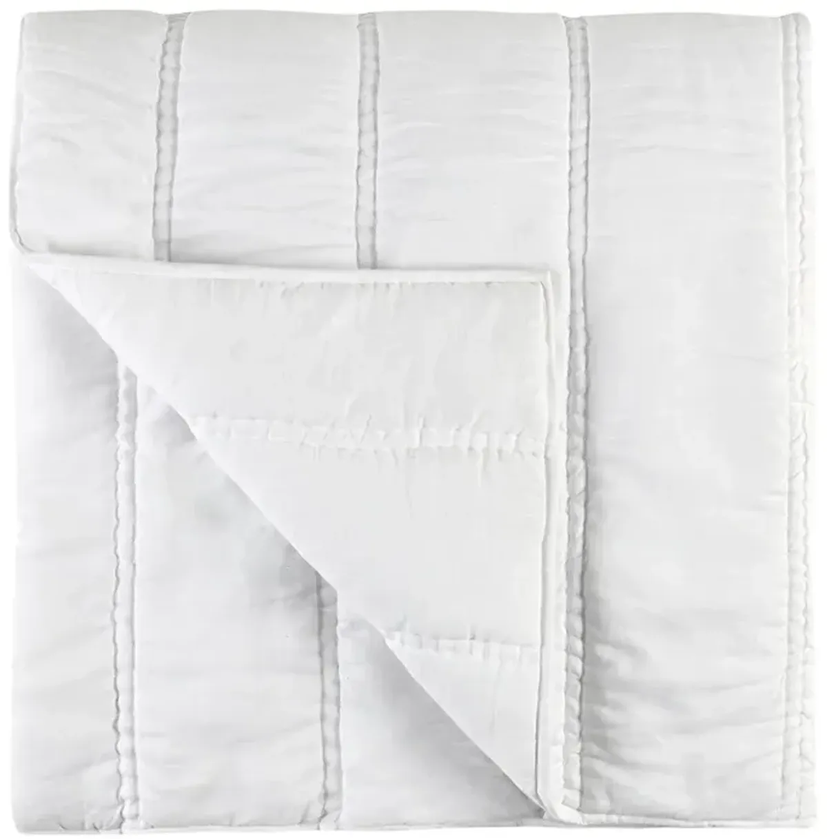 Rowen Sustainable Fabric Cloud White King Quilt