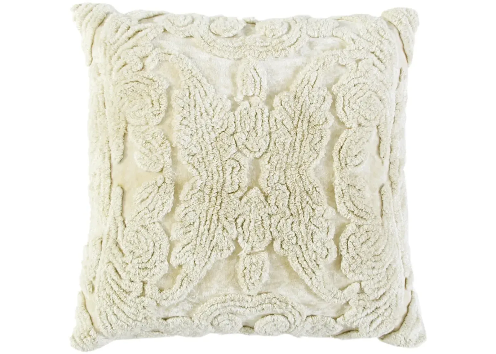 Butterfly Ivory Pillow