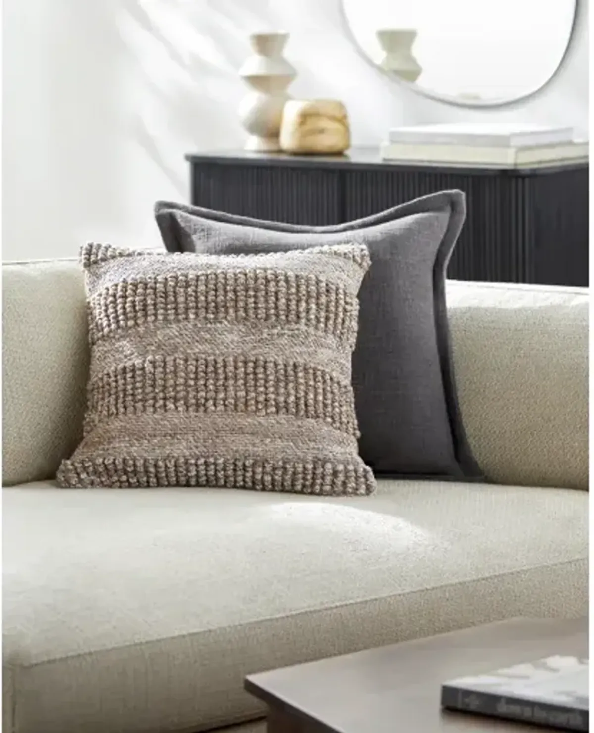 Nysa NYS-006 18"L x 18"W Accent Pillow